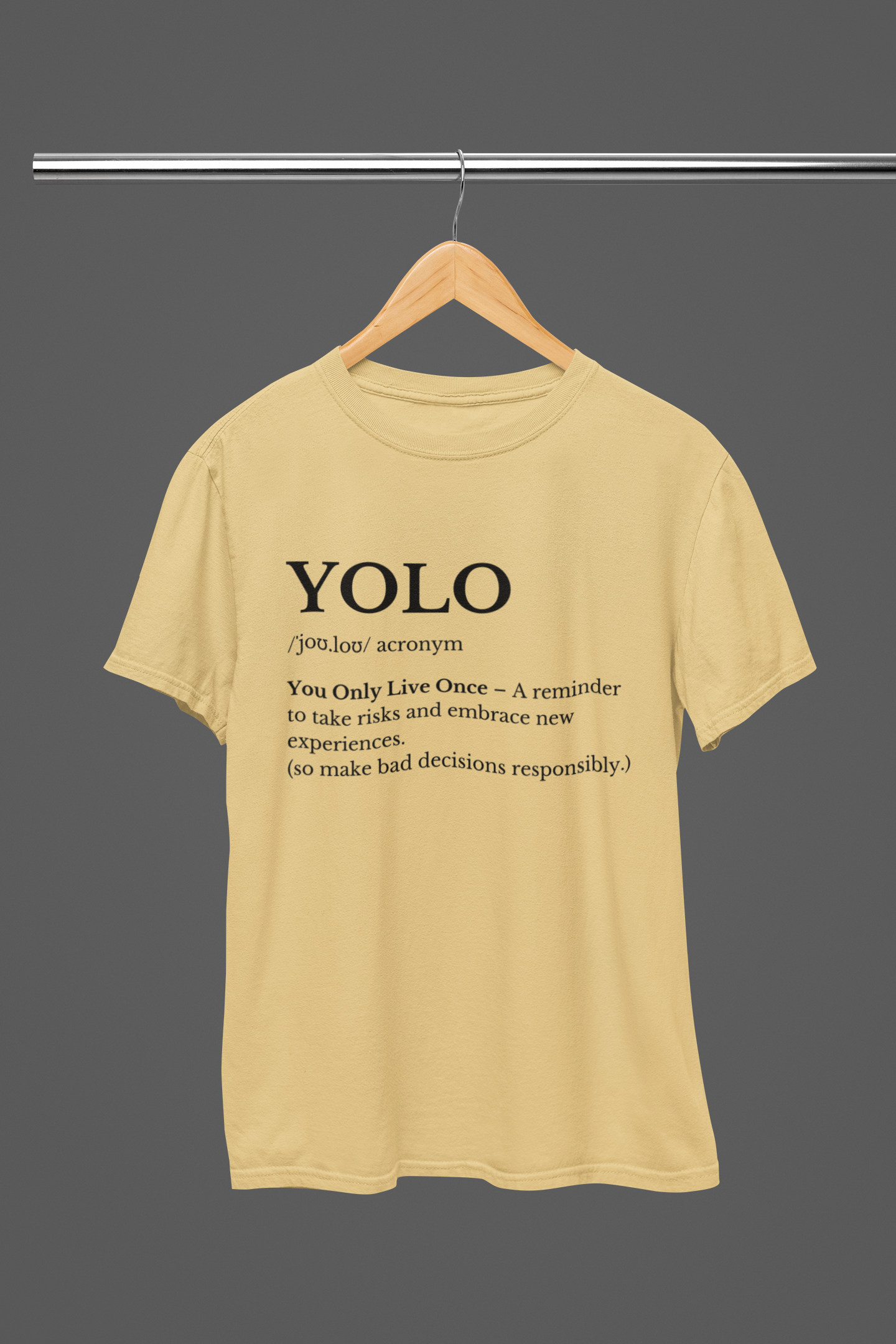 YOLO Definition T-shirt