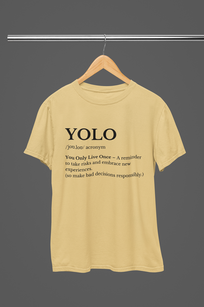 YOLO Definition T-shirt