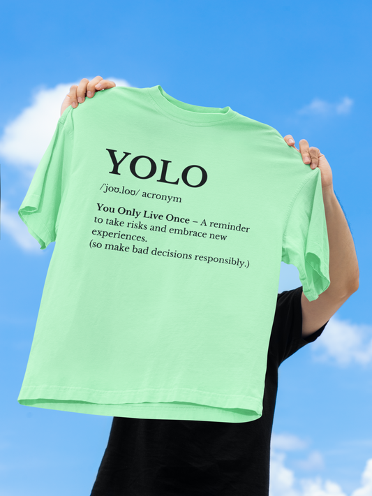 YOLO Definition T-shirt