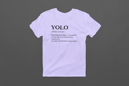 YOLO Definition T-shirt
