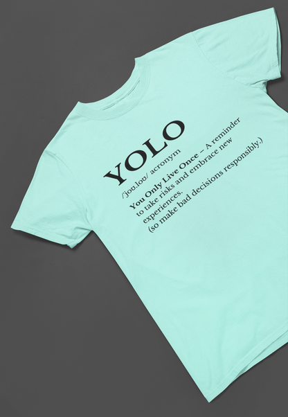 YOLO Definition T-shirt
