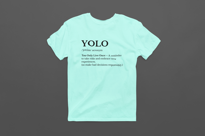 YOLO Definition T-shirt