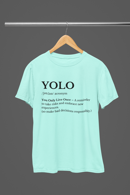 YOLO Definition T-shirt