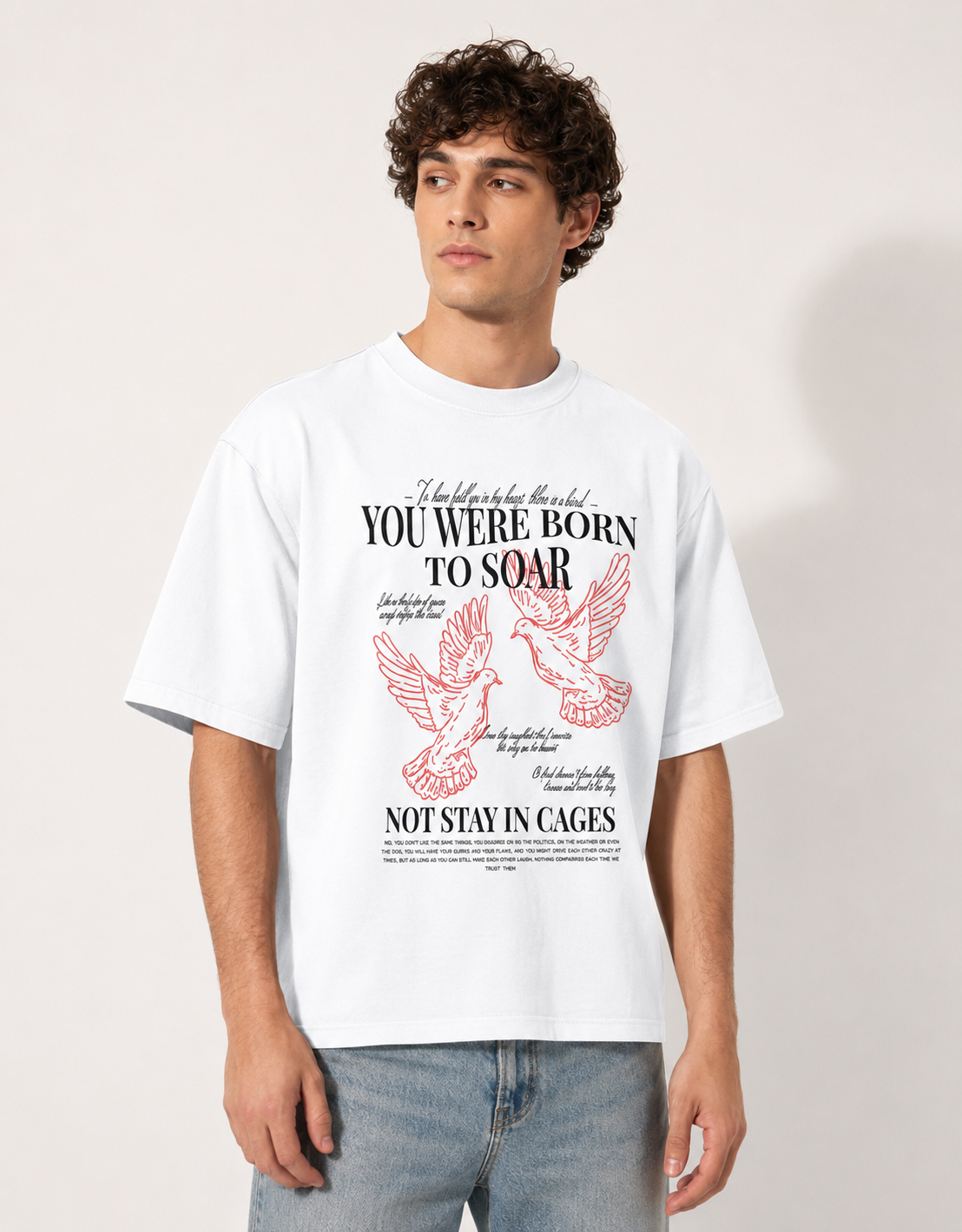 You were Born to Soar Unisex Oversized T-Shirt