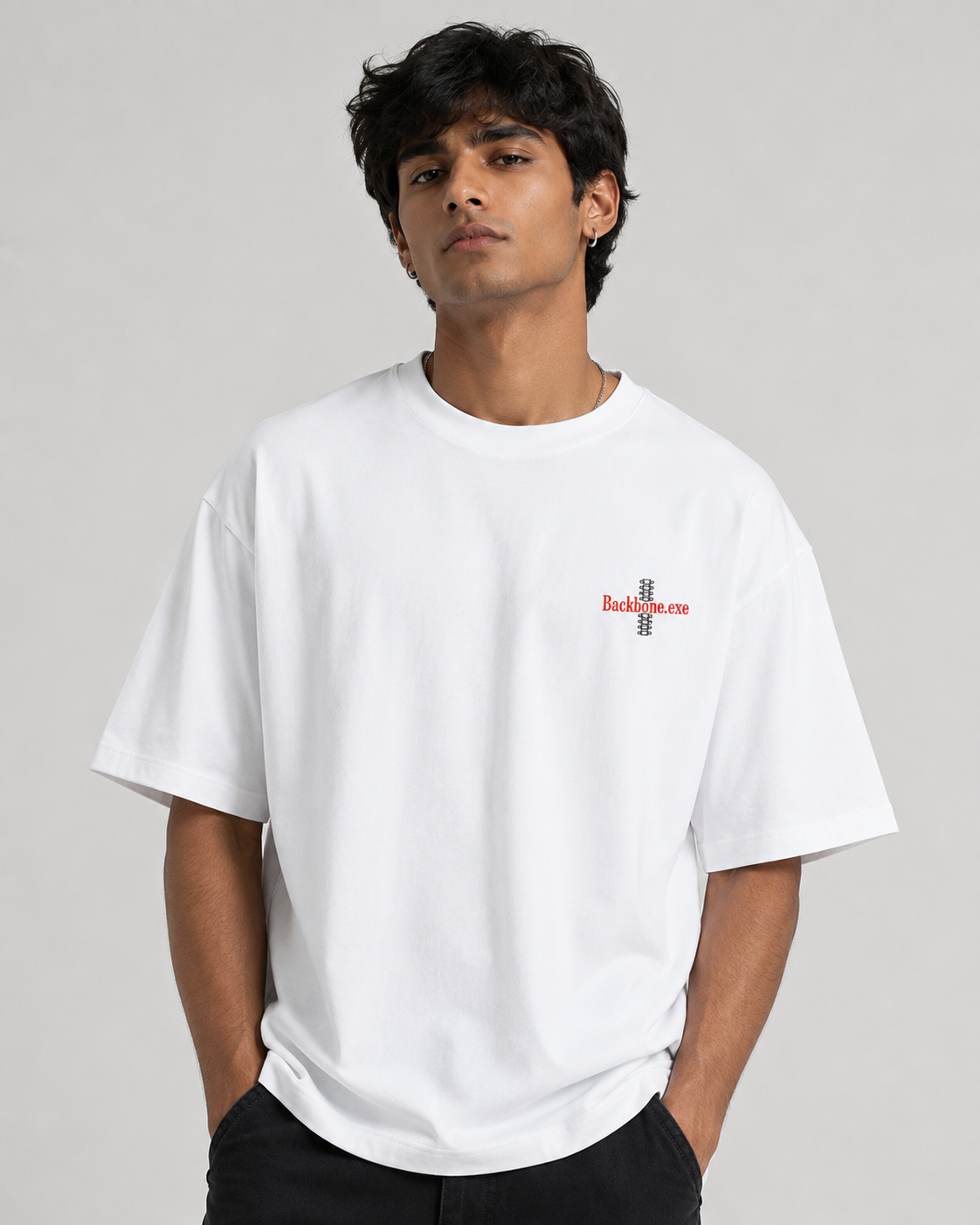 Backbone.exe Oversized Graphic Tee