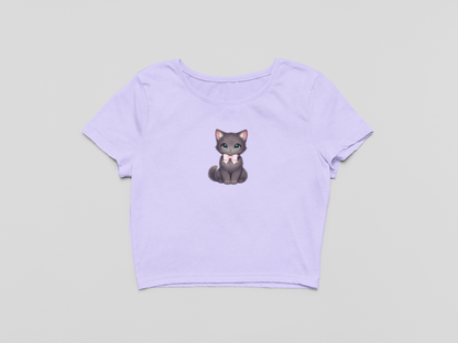 Cute Black Cat Baby Tee