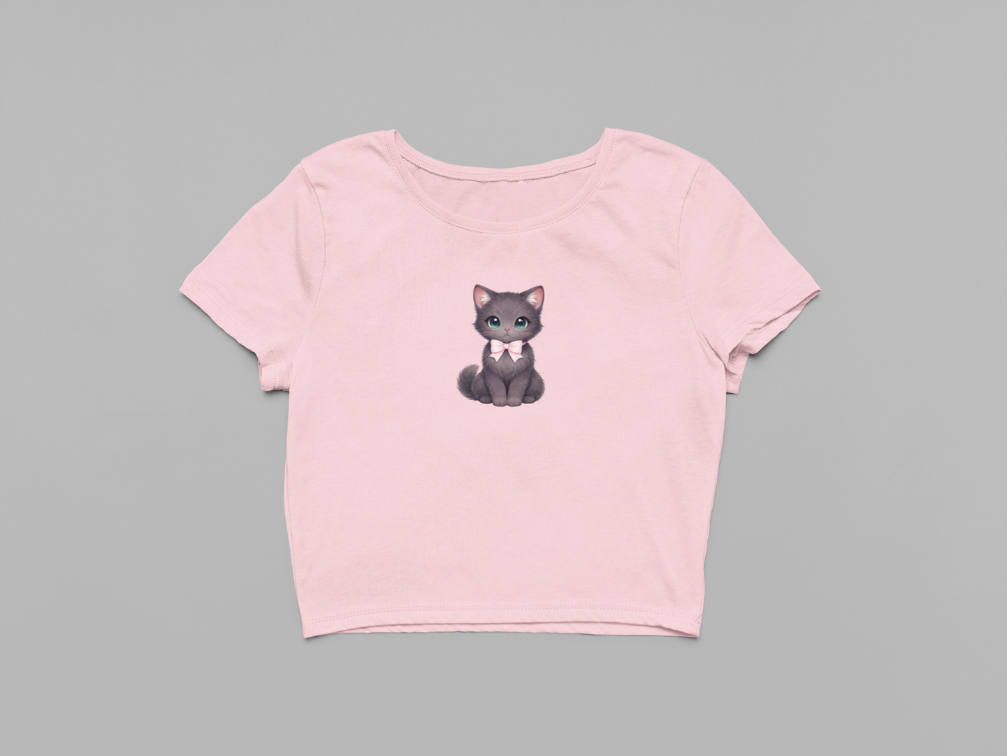 Cute Black Cat Baby Tee