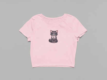 Cute Black Cat Baby Tee