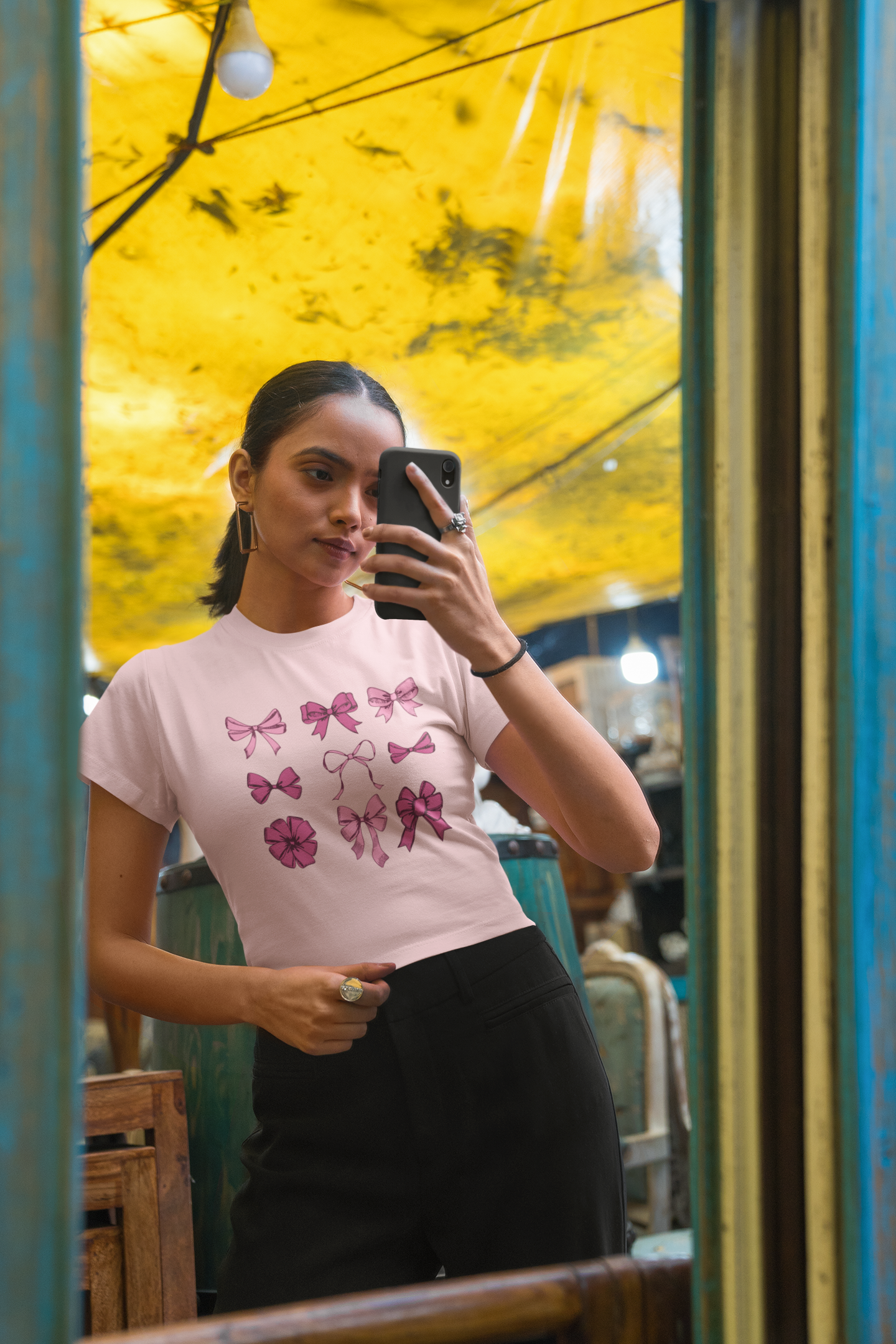 Coquette Bow Baby Tee