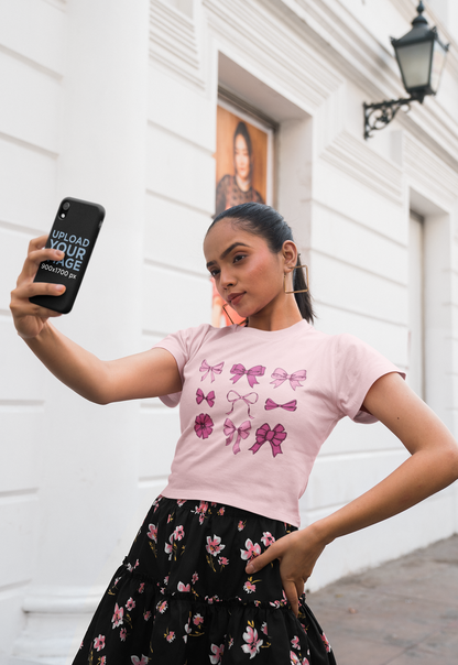 Coquette Bow Baby Tee