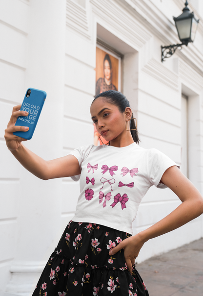 Coquette Bow Baby Tee