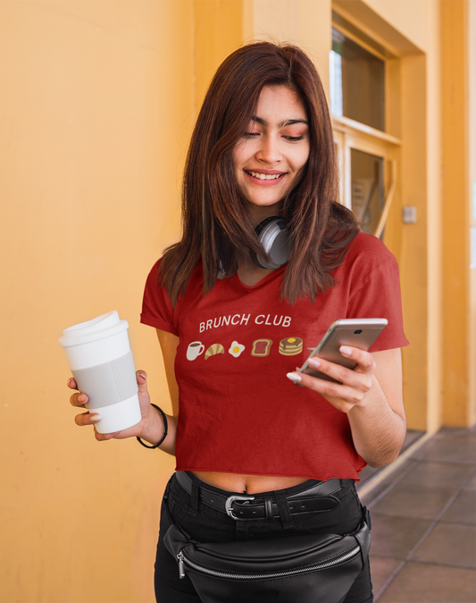 Brunch Club Crop Top