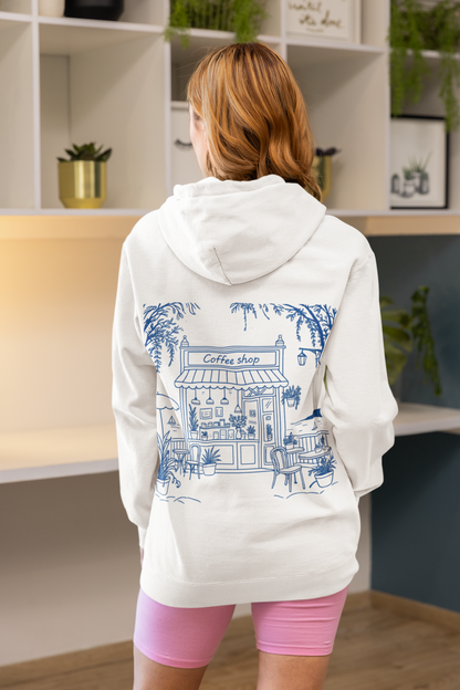 Coffee Shop Unisex Oversized Hoodie