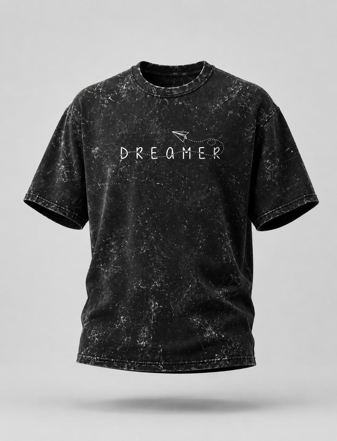 Dreamer Unisex Acid Washed Oversized Tee