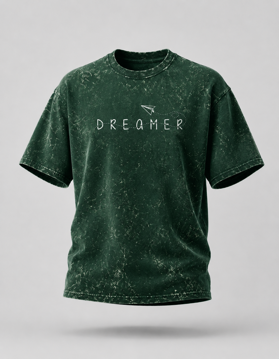 Dreamer Unisex Acid Washed Oversized Tee