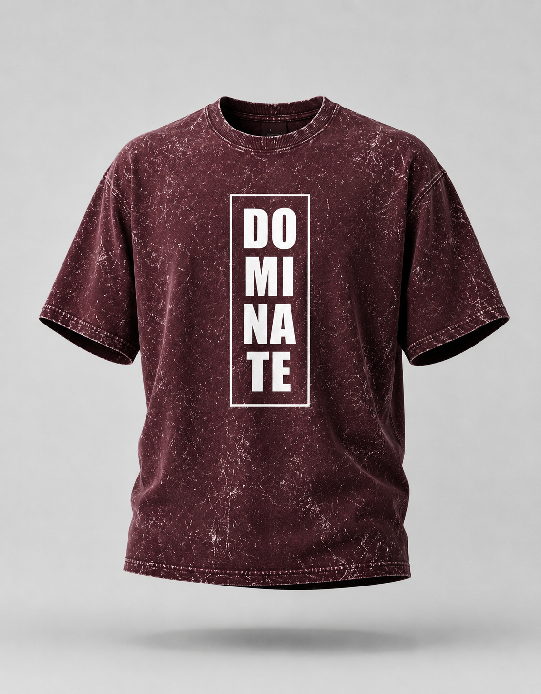 Dominate Unisex Acid Washed Oversized Tee