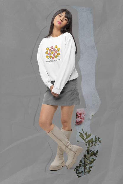 Find the Happy Floral Sweatshirt