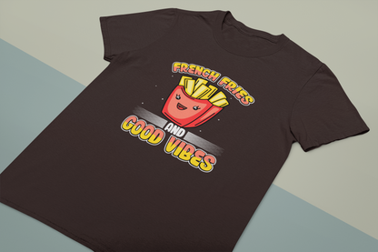 Fries and Good Vibes Girl's T-shirt