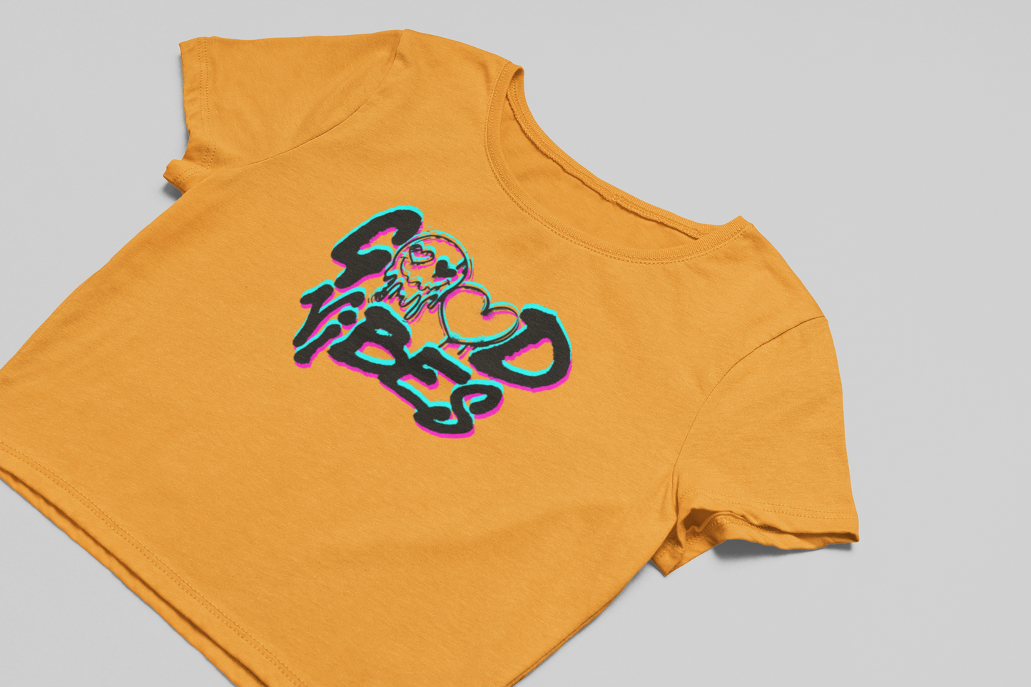 Good Vibes Crop T-shirt