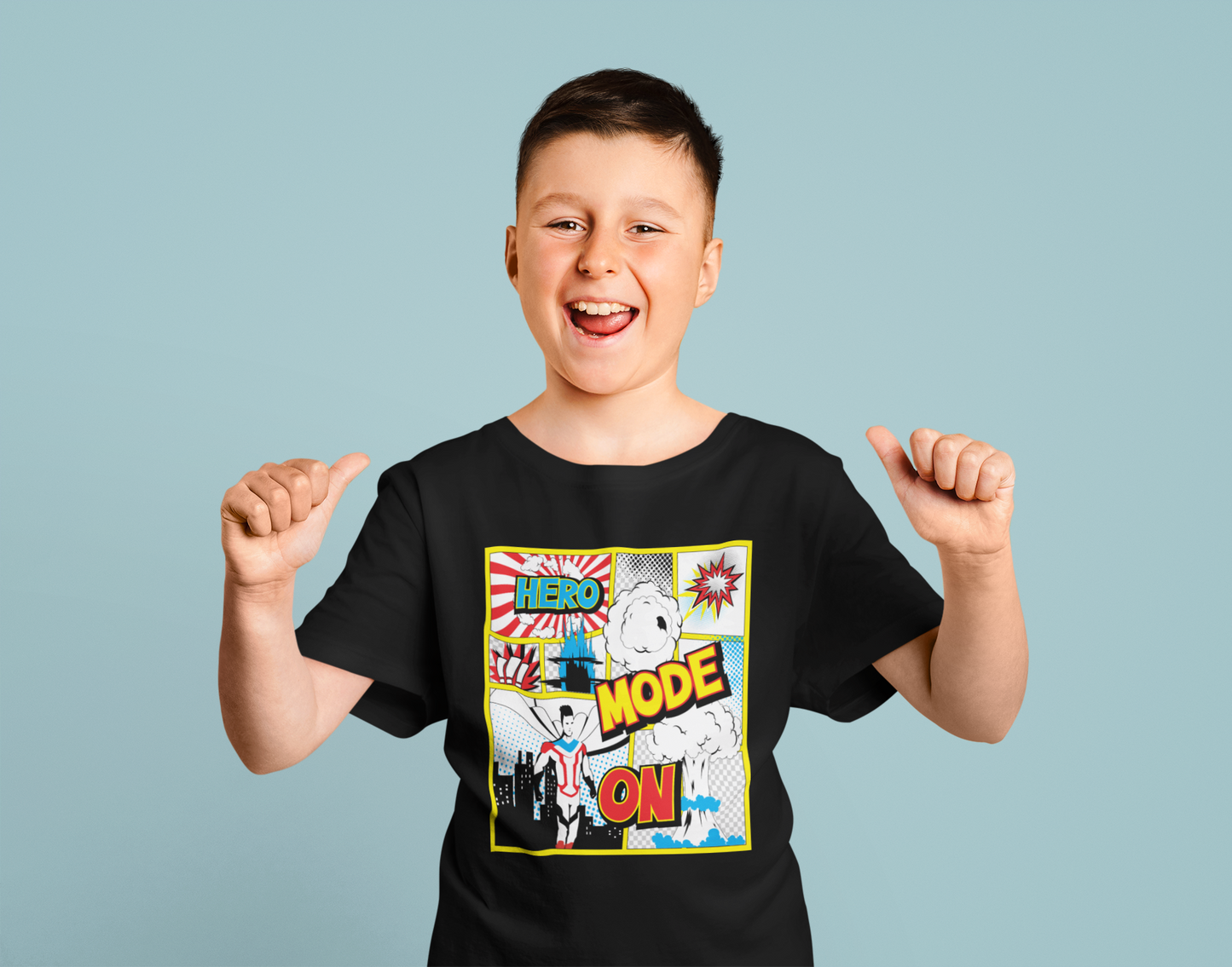 Hero mode on Boy's T-shirt