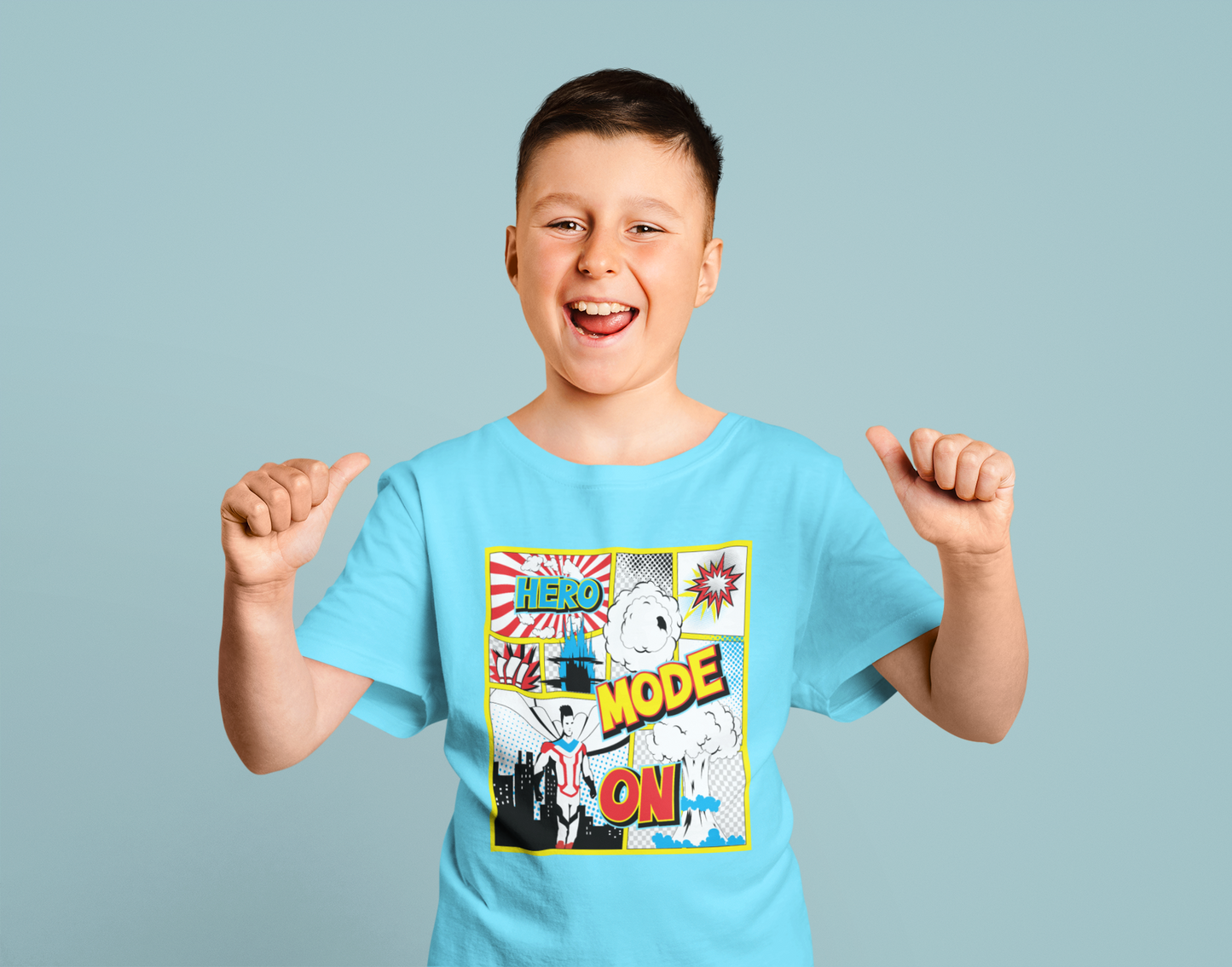 Hero mode on Boy's T-shirt