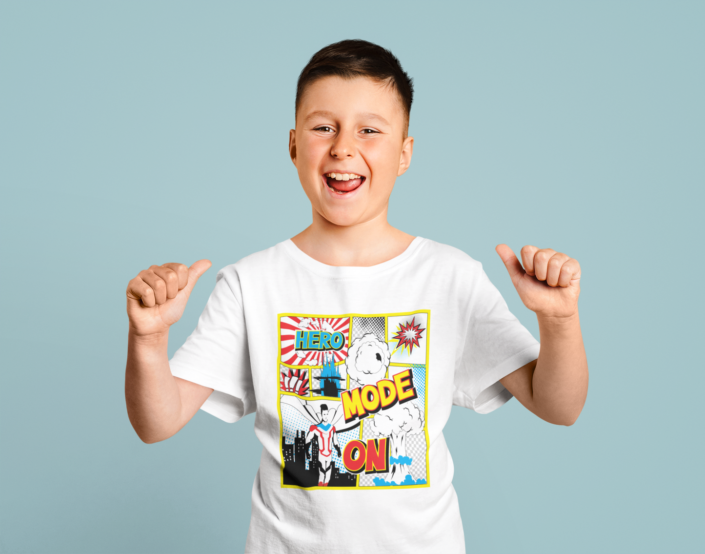Hero mode on Boy's T-shirt