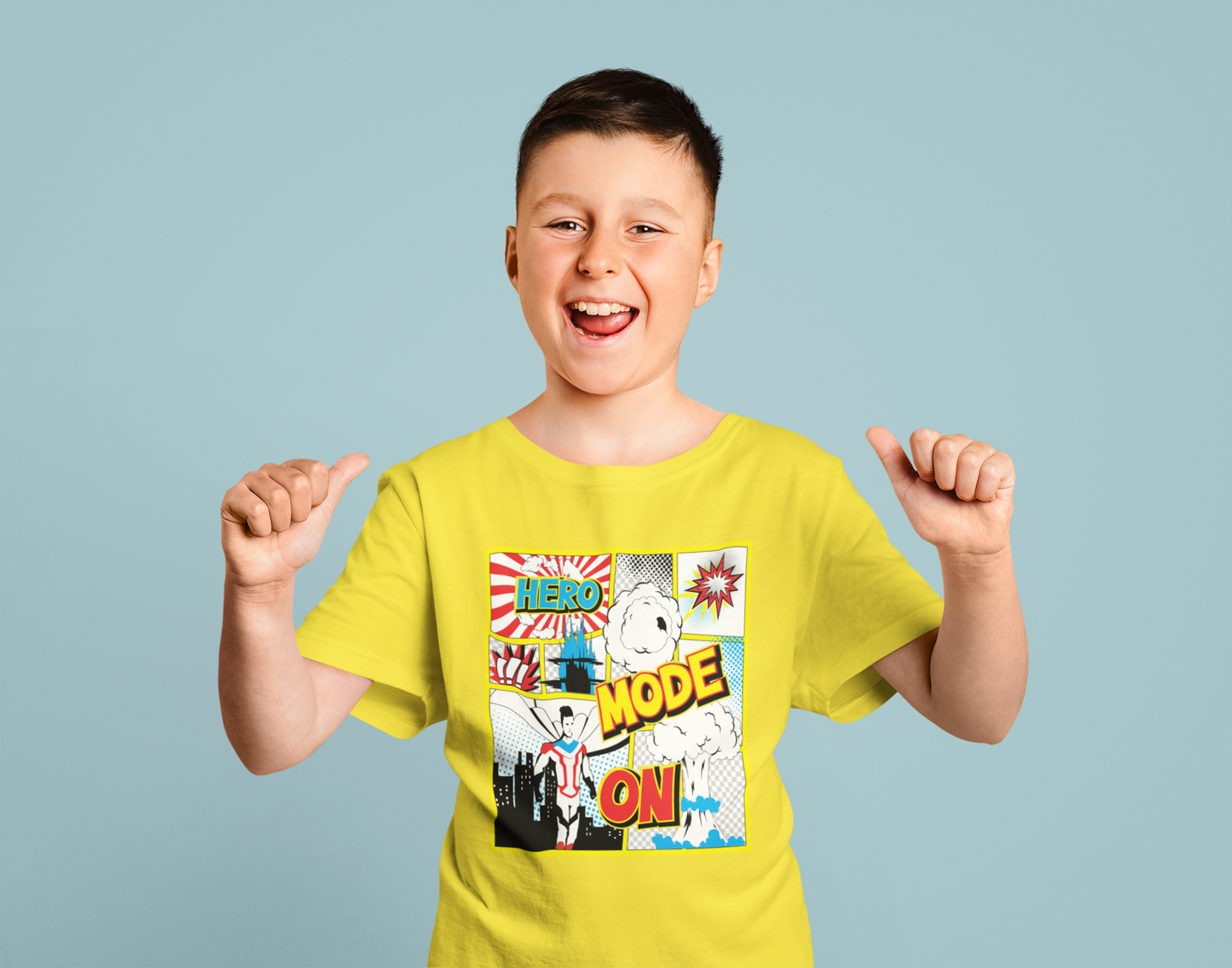 Hero mode on Boy's T-shirt