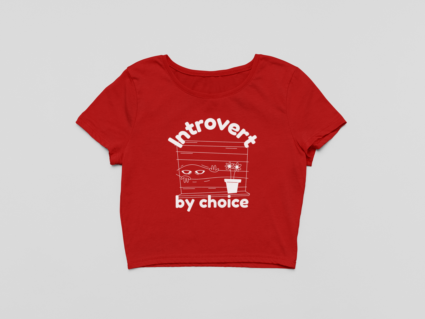 Introvert by choice Baby Tee