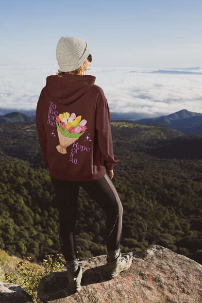 To live for the hope of it All Unisex Oversized Hoodie