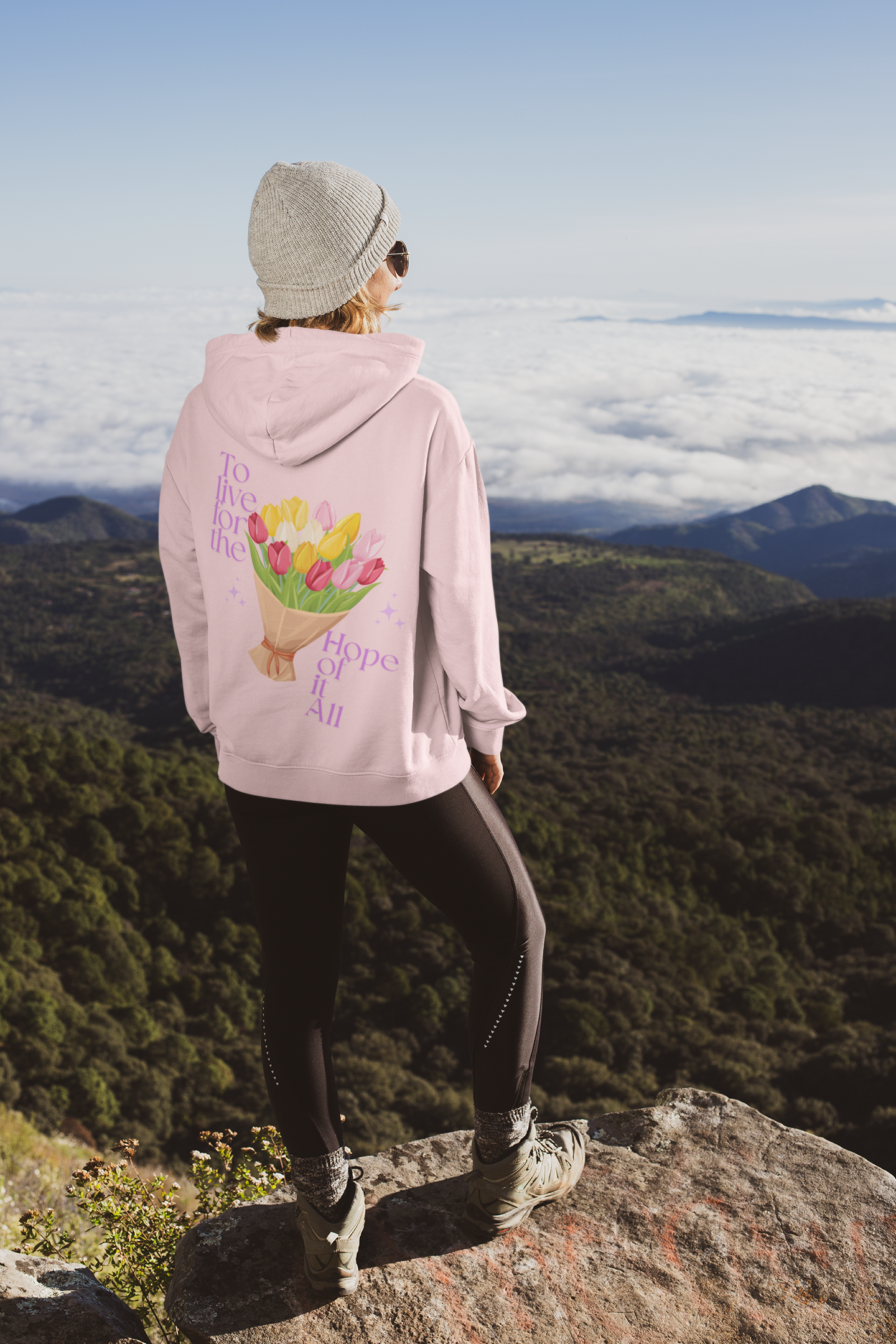 To live for the hope of it All Unisex Oversized Hoodie