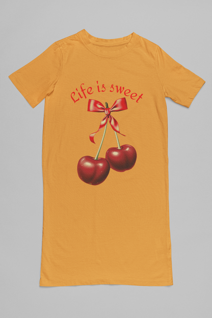 Life Is Sweet T-Shirt Dress
