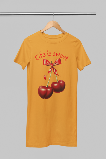 Life Is Sweet T-Shirt Dress