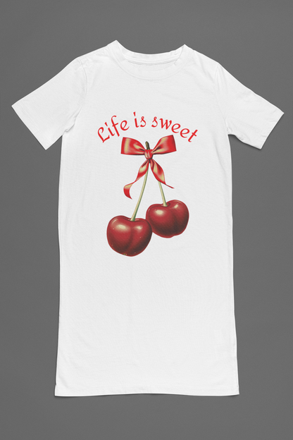 Life Is Sweet T-Shirt Dress