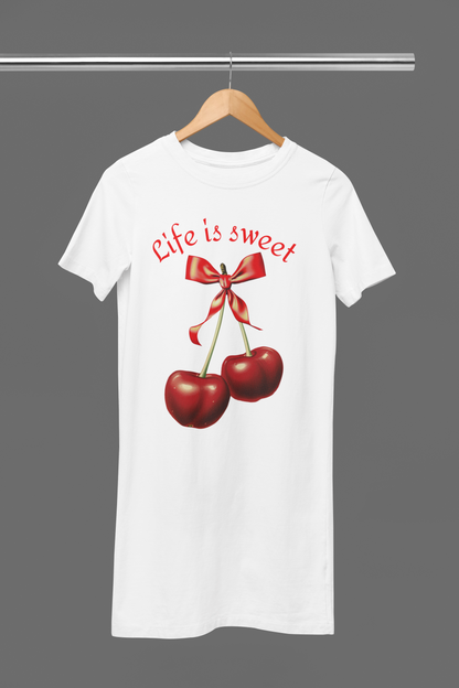 Life Is Sweet T-Shirt Dress
