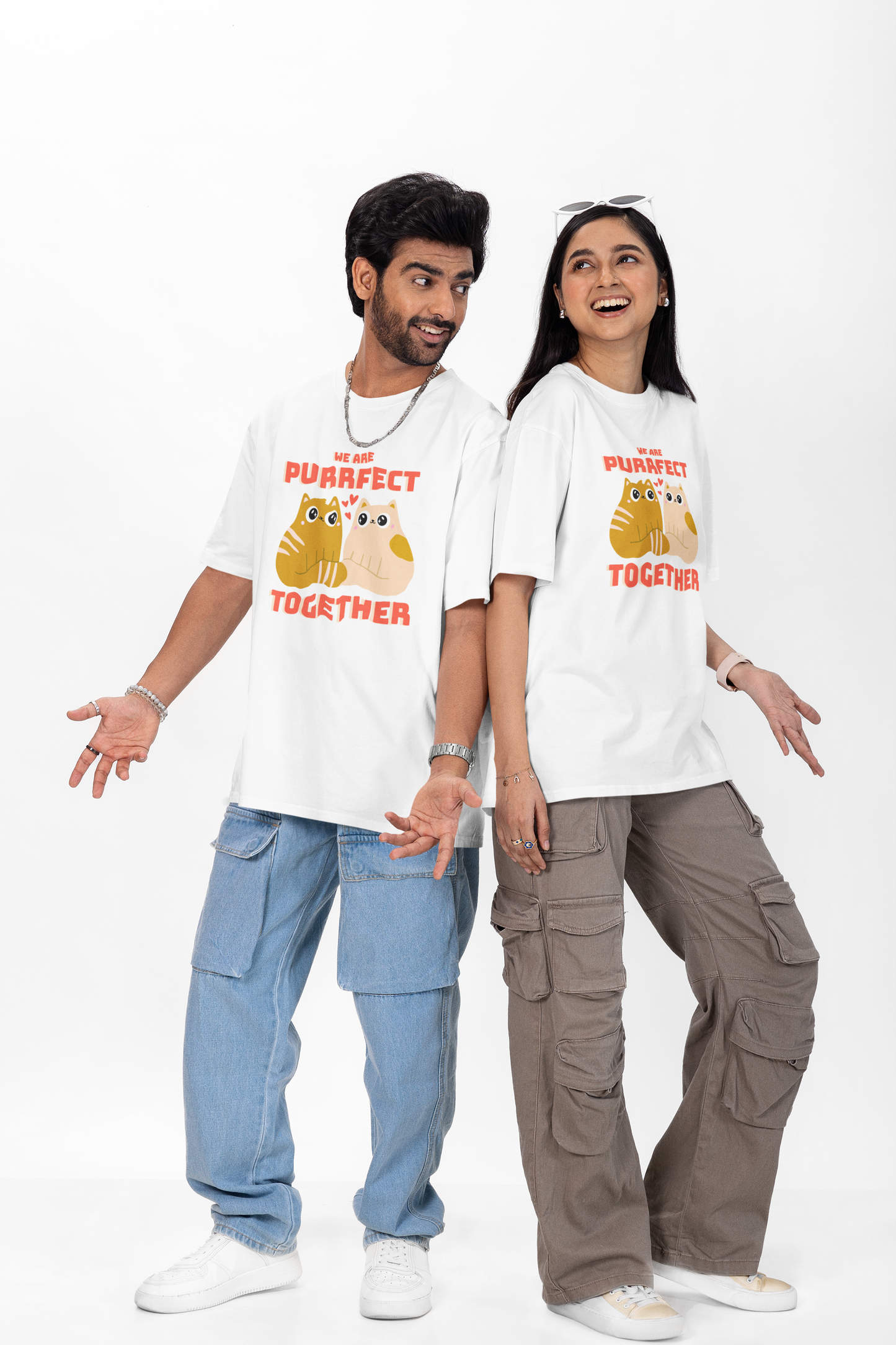 We Are Purrfect Together Unisex T-Shirt