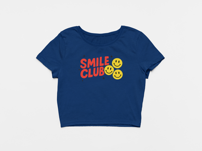 Smile Club Crop T-shirt