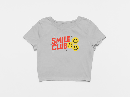 Smile Club Crop T-shirt