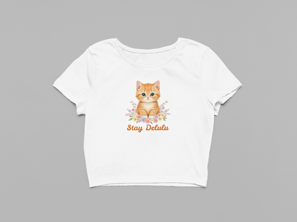 Stay Delulu Baby Tee