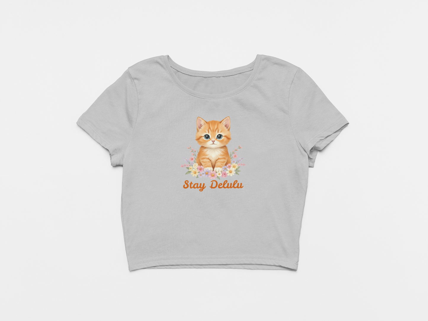 Stay Delulu Baby Tee