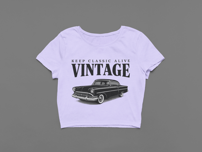 Vintage Classic Crop Top