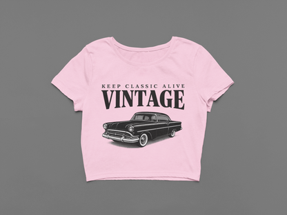 Vintage Classic Crop Top