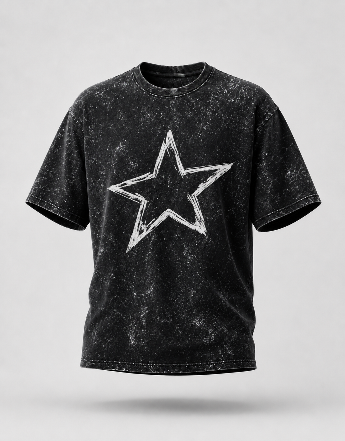 Vintage Star Unisex Acid Washed Oversized T-shirt