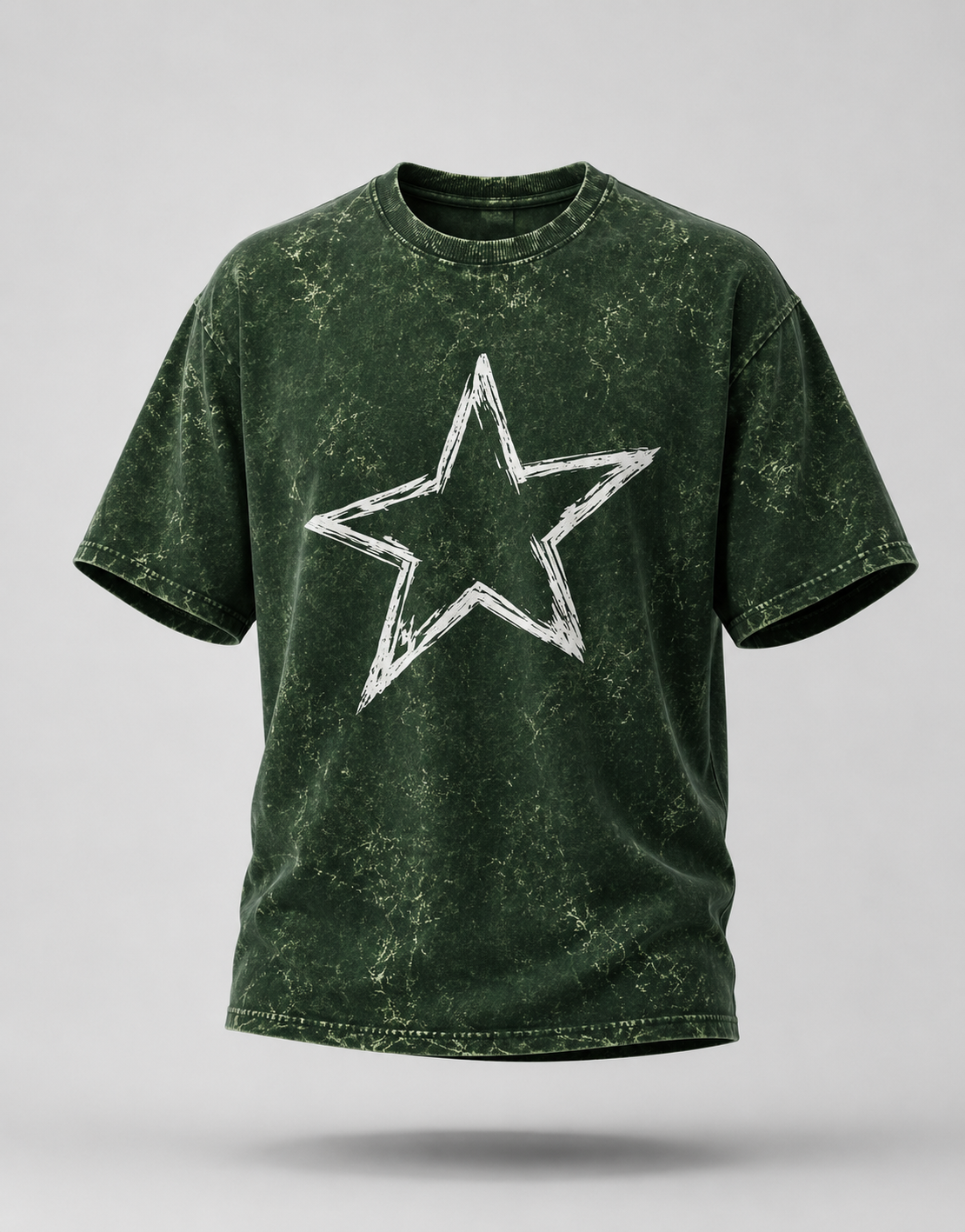 Vintage Star Unisex Acid Washed Oversized T-shirt