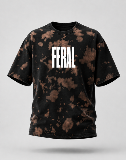 Feral Unisex Tie Dye Oversized T-Shirt