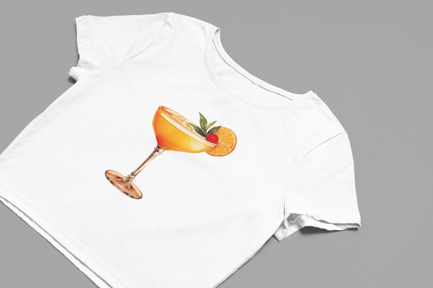 Tropical Mood Crop T-shirt
