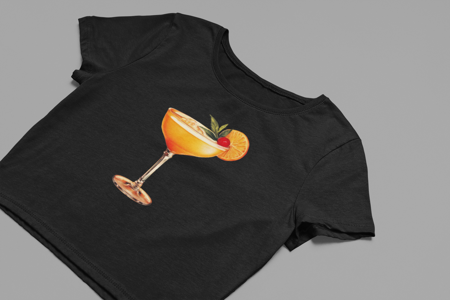 Tropical Mood Crop T-shirt