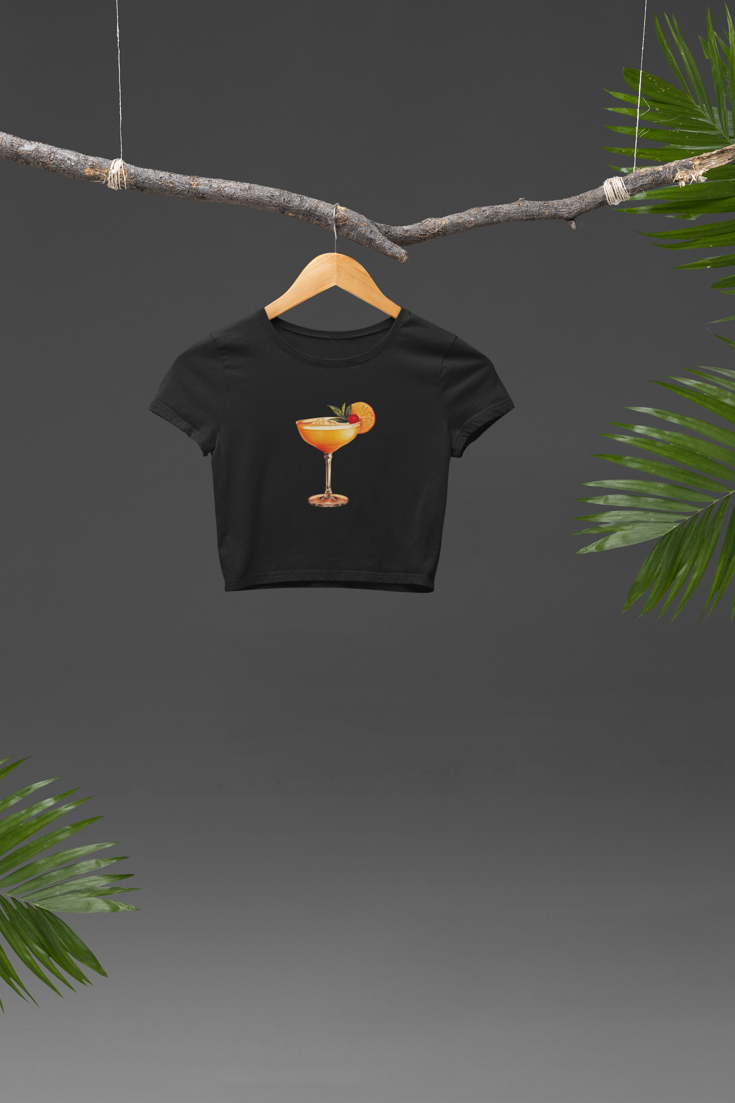 Tropical Mood Crop T-shirt