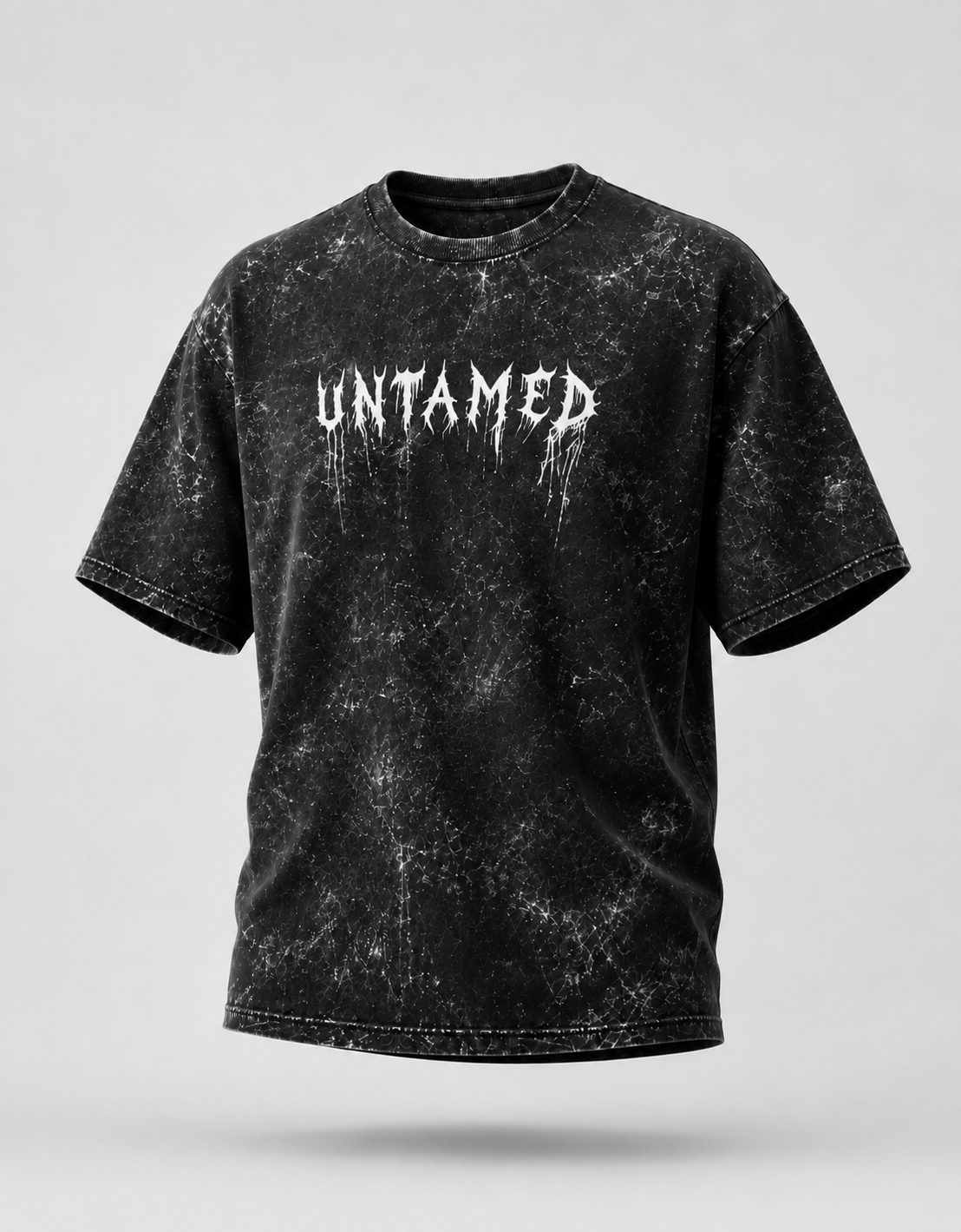 Untamed Unisex Acid Washed Oversized T-shirt