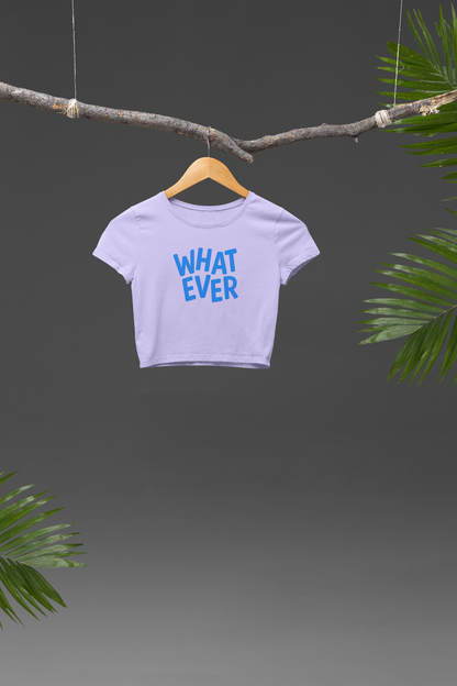Whatever Crop T-shirt