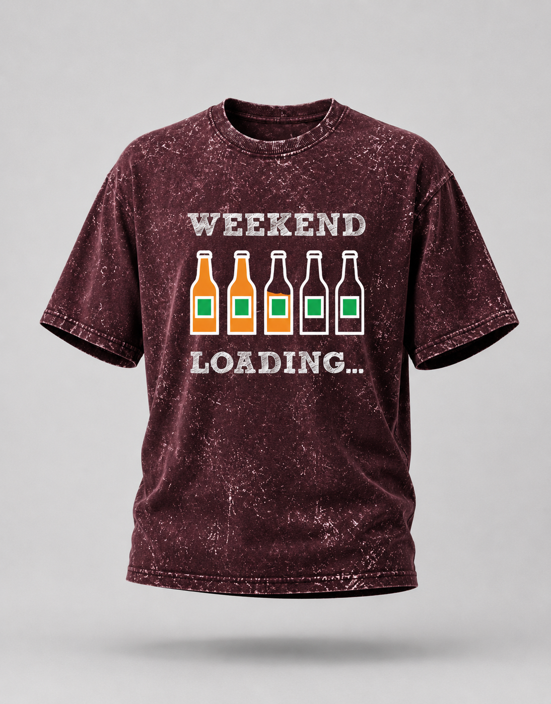 Weekend Loading Unisex Acid Washed Oversized Tee